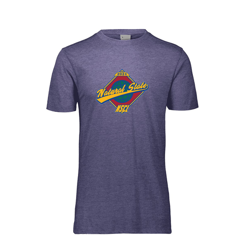 [FTSCUBRY-AS-LOGO1] Decker Men's Tri-Blend T-Shirt - Short Sleeve (Adult S, Royal, Logo 1)