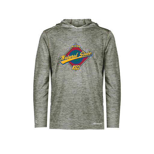 [FOLHCGGY-AS-LOGO1] Decker Men's Charge Hoodie (Adult S, Gray, Logo 1)