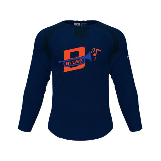 [CUS-DFW-PULL-FLC-CNK-LSL-NVY-YS-LOGO3] Pullover (Youth S, Navy, Logo 3)