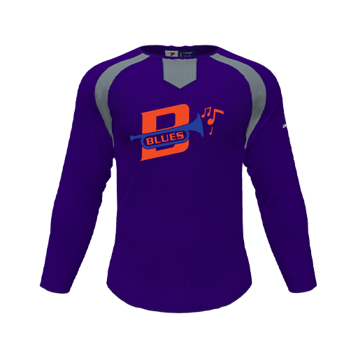 [CUS-DFW-PULL-FLC-CNK-LSL-PUR-YS-LOGO3] Pullover (Youth S, Purple, Logo 3)