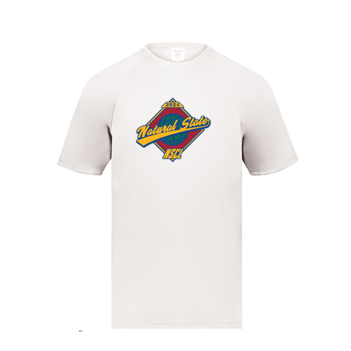 [2790.005.S-LOGO1] Men's Smooth Sport T-Shirt (Adult S, White, Logo 1)