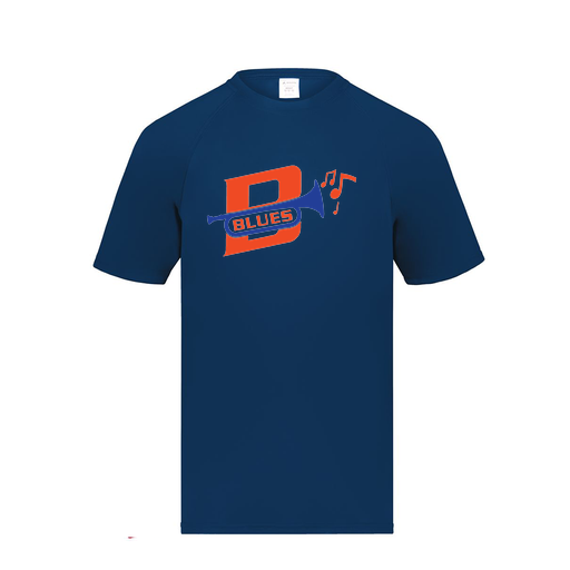 [2790.065.S-LOGO3] Men's Smooth Sport T-Shirt (Adult S, Navy, Logo 3)