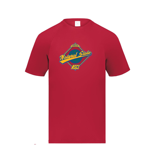 [2790.083.S-LOGO1] Men's Smooth Sport T-Shirt (Adult S, Red, Logo 1)