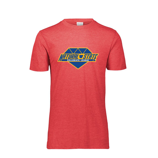 [FTSCUBRD-AS-LOGO2] Decker Men's Tri-Blend T-Shirt - Short Sleeve (Adult S, Red, Logo 2)