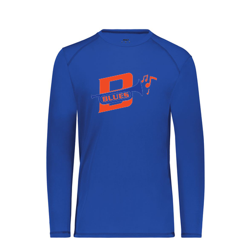 [6845.060.S-LOGO3] Men's SoftTouch Long Sleeve (Adult S, Royal, Logo 3)