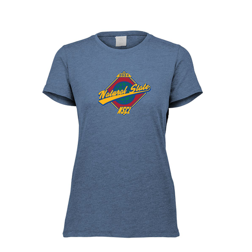 [FTSCUBNV-FAXS-LOGO1] Decker Women's Tri-Blend T-Shirt - Short Sleeve (Female Adult XS, Navy, Logo 1)