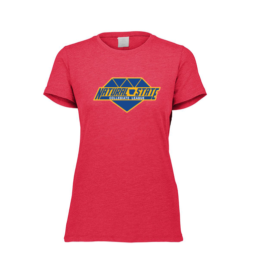 [FTSCUBRD-FAXS-LOGO2] Decker Women's Tri-Blend T-Shirt - Short Sleeve (Female Adult XS, Red, Logo 2)