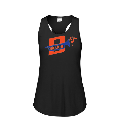 [3078.K94.S-LOGO3] Ladies Tri Blend Tank Top (Female Adult S, Black, Logo 3)