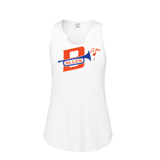 [3078.005.S-LOGO3] Ladies Tri Blend Tank Top (Female Adult S, White, Logo 3)