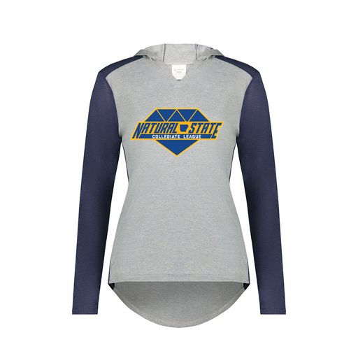 [6902.29V.XS-LOGO2] Ladies Vintage Hoodie (Female Adult XS, Navy, Logo 2)