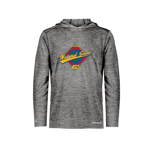 [FOLHCGBK-AS-LOGO1] Men's Charge Hoodie (Adult S, Black, Logo 1)