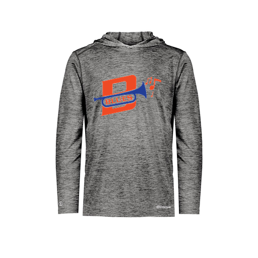 [FOLHCGBK-AS-LOGO3] Decker Men's Charge Hoodie (Adult S, Black, Logo 3)