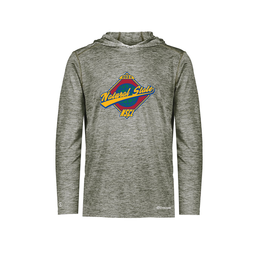 [FOLHCGGY-YS-LOGO1] Decker Youth Charge Hoodie (Youth S, Gray, Logo 1)