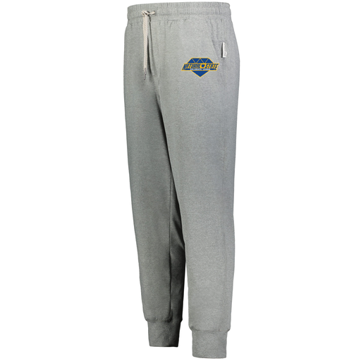 [222599.013.XS-LOGO2] Men's Ventura Soft Knit Joggers (Adult XS, Silver, Logo 2)