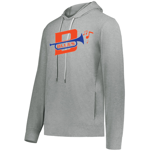 [222698.013.S-LOGO3] YOUTH VENTURA THIN KNIT HOODIE (Youth S, Silver, Logo 3)
