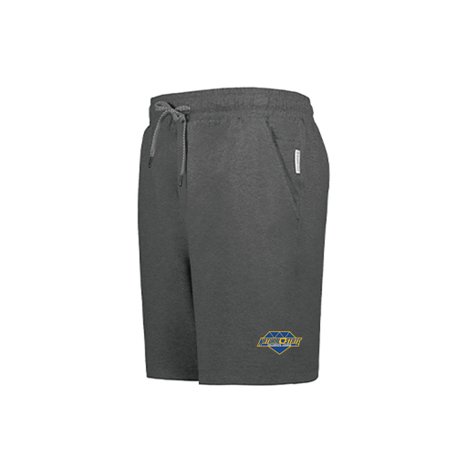 [223604.E83.S-LOGO2] YOUTH Ventura Soft Knit SHORTS (Youth S, Gray, Logo 2)