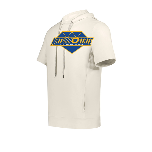 [222605-WHT-YS-LOGO2] YOUTH VENTURA SOFT KNIT SHORT SLEEVE HOODIE (Youth S, White, Logo 2)