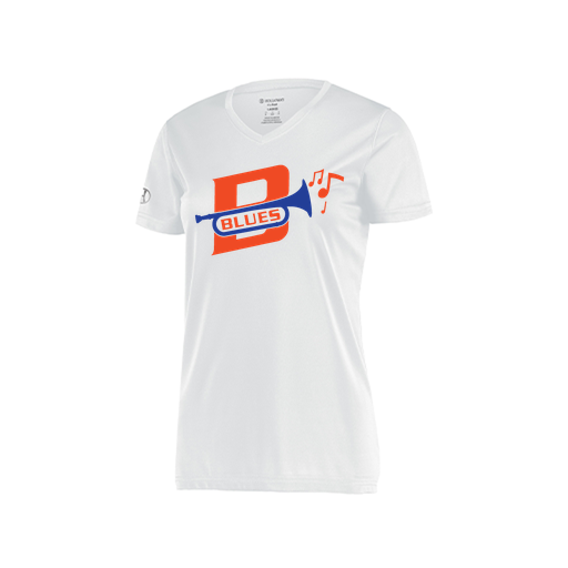 [222820.005.S-LOGO3] Ladies Movement Dri Fit Shirt (Female Adult S, White, Logo 3)