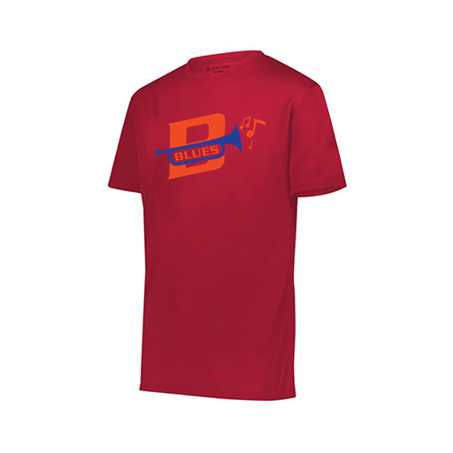 [222819.083.XXS-LOGO3] Youth Movement Dri Fit Shirt (Youth XXS, Red, Logo 3)